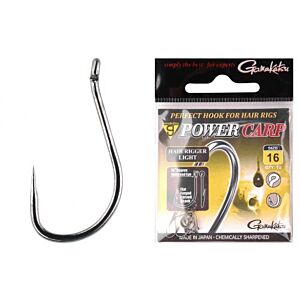 Carlige Gamakatsu Power Carp Hair Rigger L Eyed BL 10/pac.Nr.14