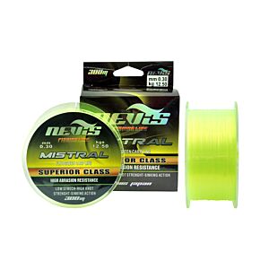 Fir Monofilament Nevis Mistral Fluo Green 300m