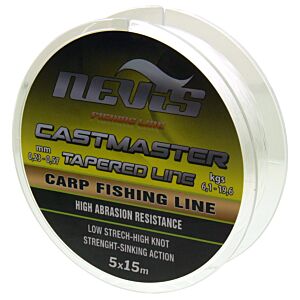 Fir Monofilament Nevis Shock Leader Conic Castmaster 5x15m