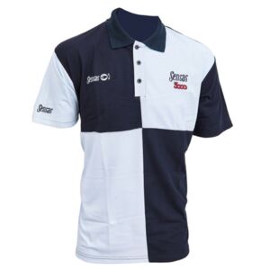 Tricou Sensas Harlequin Navy & Light Blue Polo