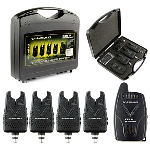 Set Avertizori Carp Academy V-Head 4+1