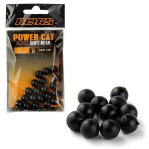 Margele PVC Nevis Negru 10mm 20buc/plic