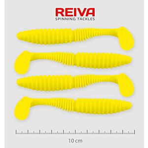 Shad Reiva Zander Power 10cm 4buc/pac. Culoare Galben