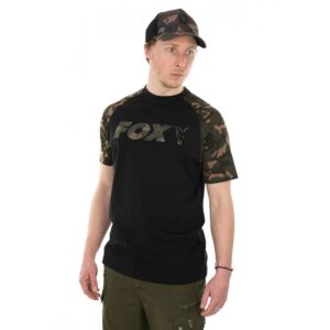 Tricou Fox Cu Maneca Scurta Raglan T-shirt Black Camo