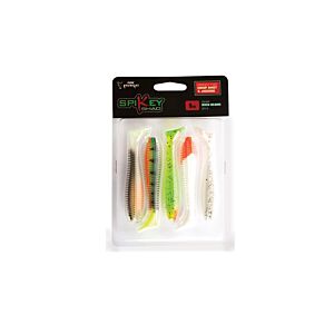 Fox Spikey Shad Mixed Colours 9cm