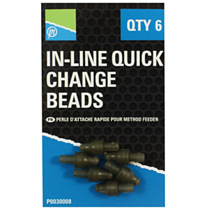 Conector Momitor Preston Quick Change Beads 6buc/pac