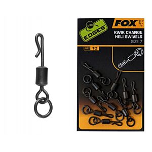 Agrafa Rapida Fox Edges Kwik Change Heli Swivels Nr.7 10buc/pac