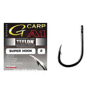 Carlige Gamakatsu A1 Teflon Super Hook Nr.6  10/pac
