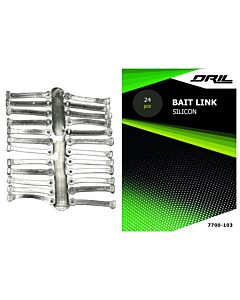  Opritor Bait Link Dril Pescamania Din Silicon 24buc/pac