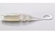 Shad Lake Fork Sickle Tail Baby Shad 2.25 inch.Pearl 15/pac