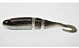 Shad Lake Fork Sickle Tail Baby Shad 2.25 inch.Black Pearl 15/pac