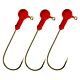 Jig Nevis Cu Carlig Gamakatsu 3/0 7g  3pac. Rosu