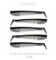 Shad Nevis Impulse 7.5cm 5/pac Negru-Argintiu