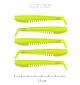 Shad Nevis Impulse 7.5cm 5/pac Galben