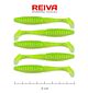 Shad Reiva Zander Power 8cm 5buc/pac.Verde Neon-Sclipici