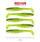 Shad Reiva Zander Power 8cm 5buc/pac.Galben Neon-Verde