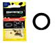 Inele despicate Spro 4Kg 10/pac. Negru